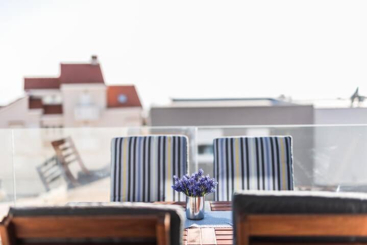 Blue Sky, Modern Sea View Apartment نوفاليا المظهر الخارجي الصورة